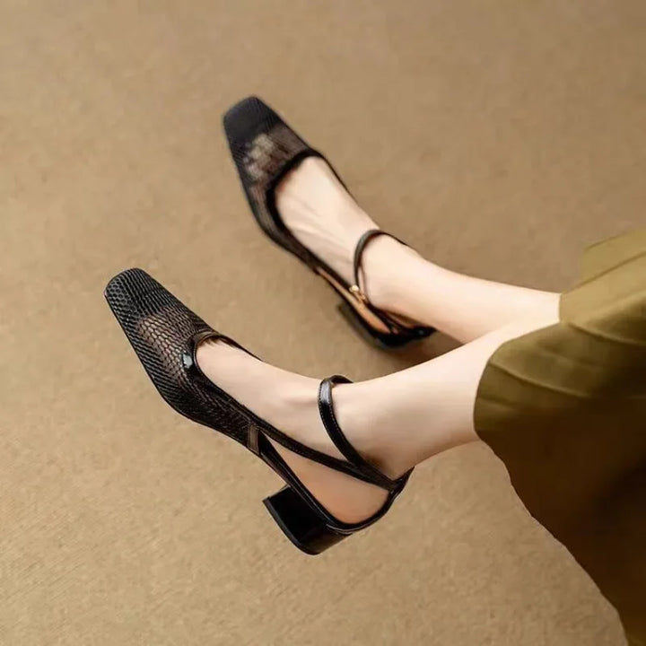 Rubies Defined™ | Celesta Block Heel Sandals