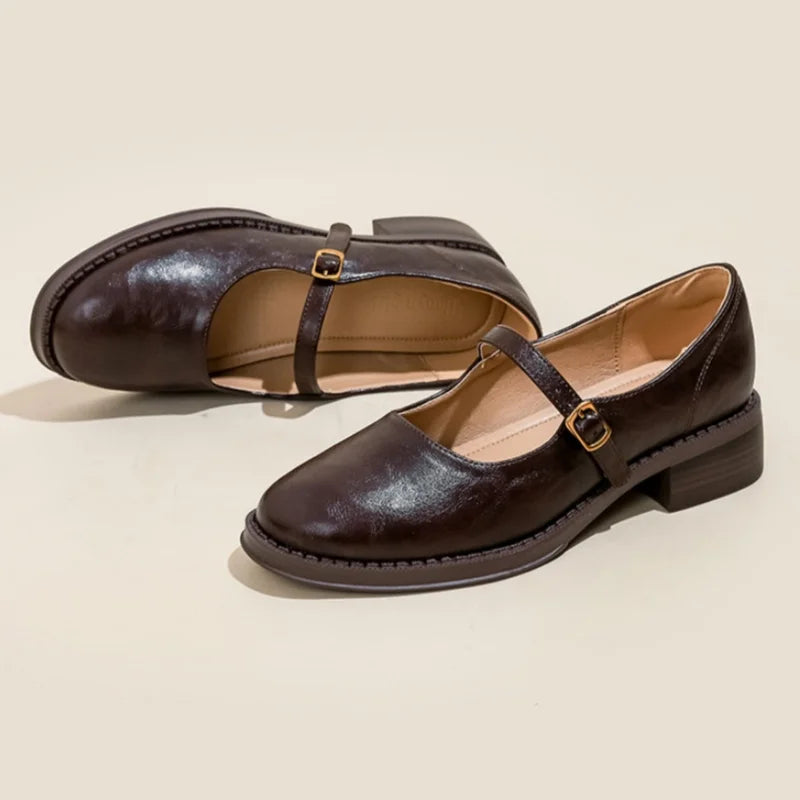Rubies Defined™ | Perla Low Heel Mary Janes