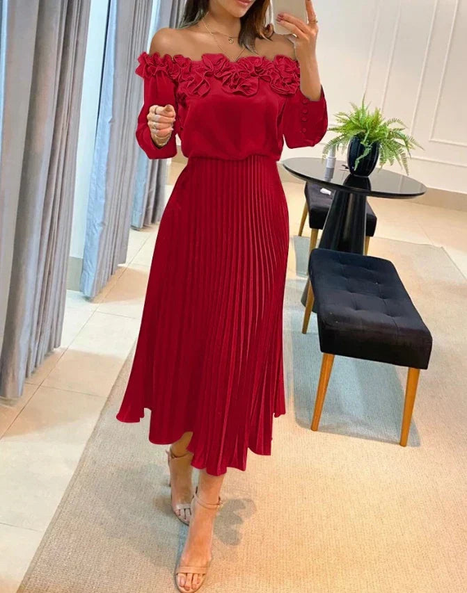 Ella | Stunning Off Shoulder Maxi Dress