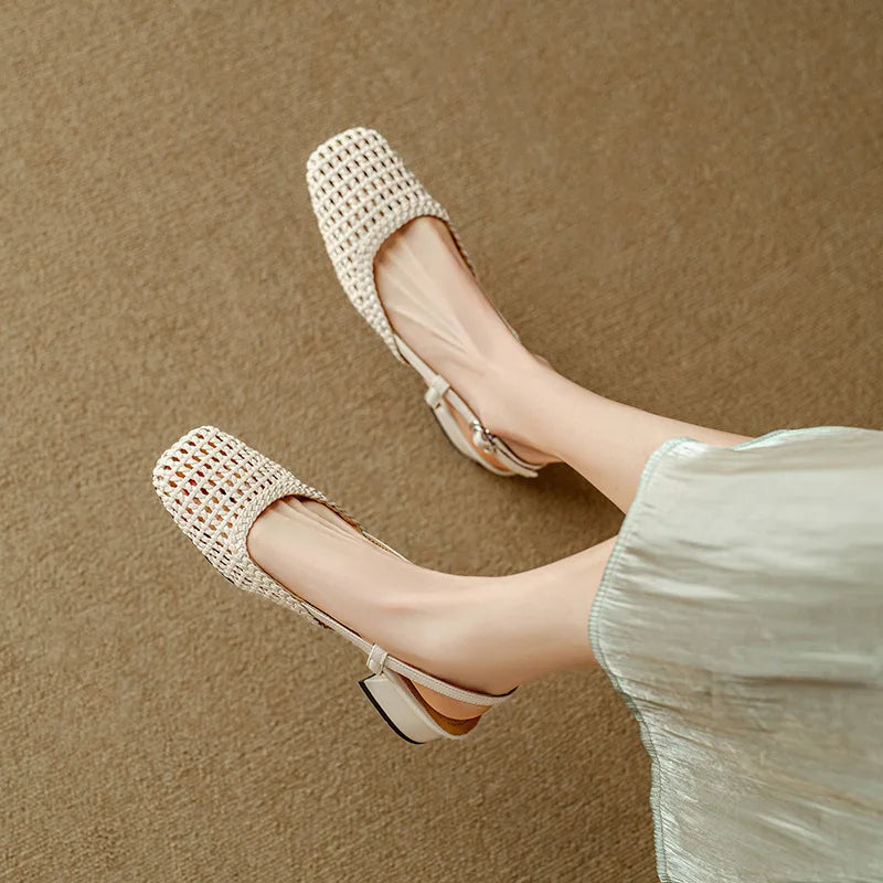Rubies Defined™ | Lexi Mid Heel Sandals