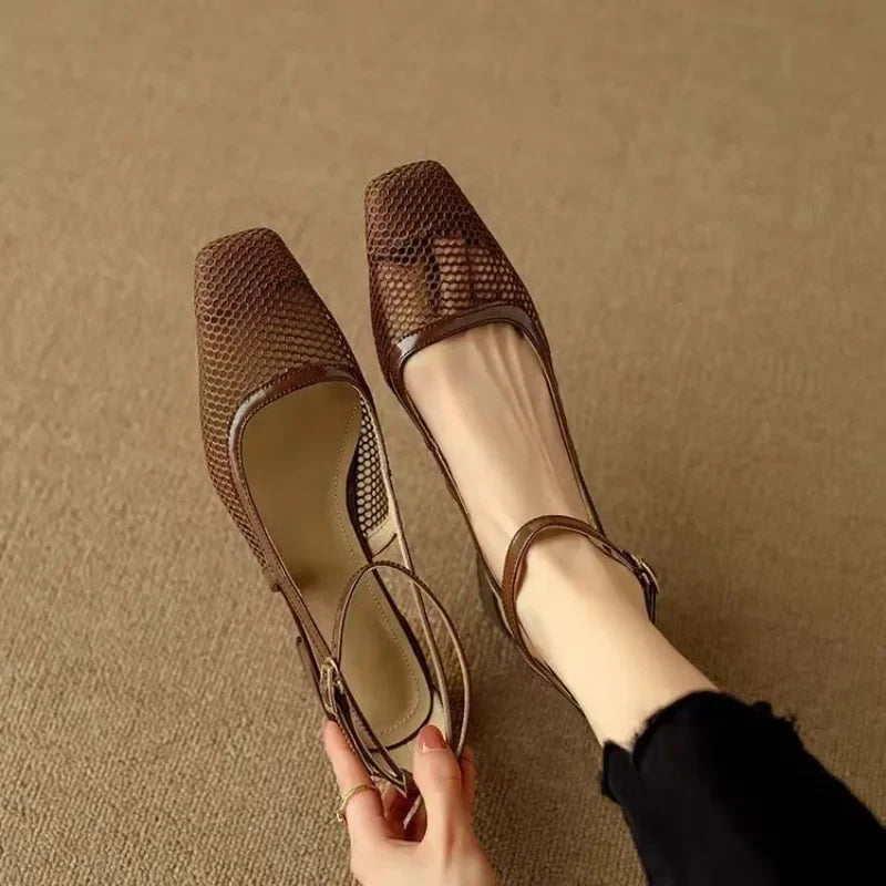 Rubies Defined™ | Celesta Block Heel Sandals