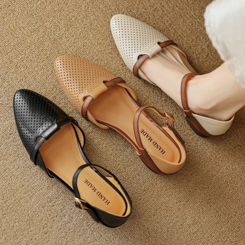 Rubies Defined™ | Anna Flat Sandals