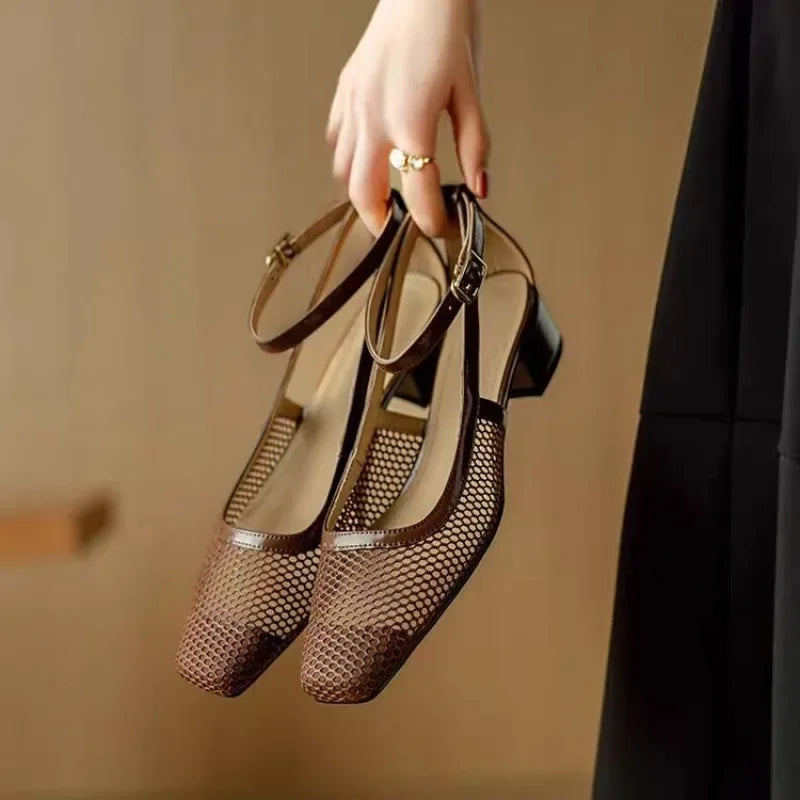 Rubies Defined™ | Celesta Block Heel Sandals