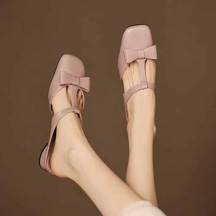 Rubies Defined™ | Lina Square Toe Slippers