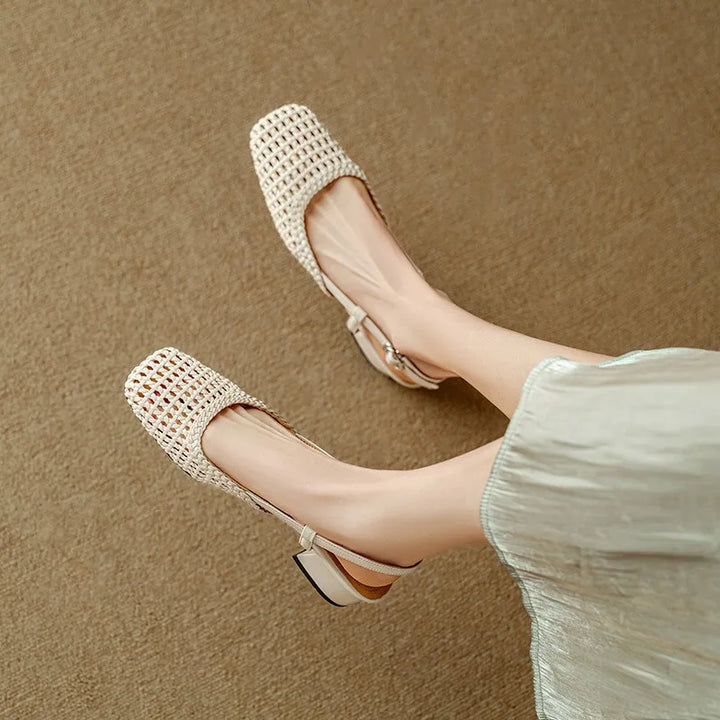 Rubies Defined™ | Lexi Mid Heel Sandals