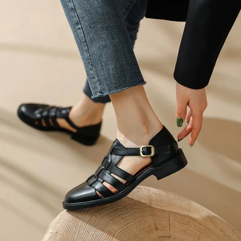 Rubies Defined™ | Liamine Leather Sandals