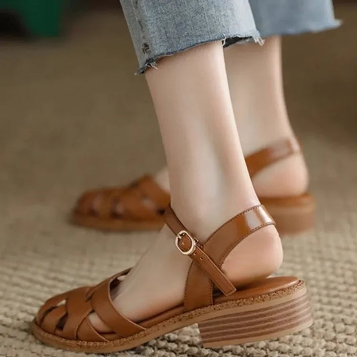 Rubies Defined™ | Terina Soft Leather Sandals