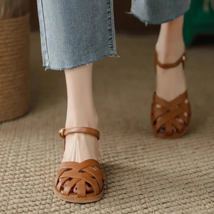 Rubies Defined™ | Terina Soft Leather Sandals
