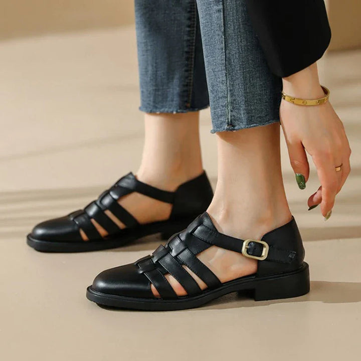 Rubies Defined™ | Liamine Leather Sandals