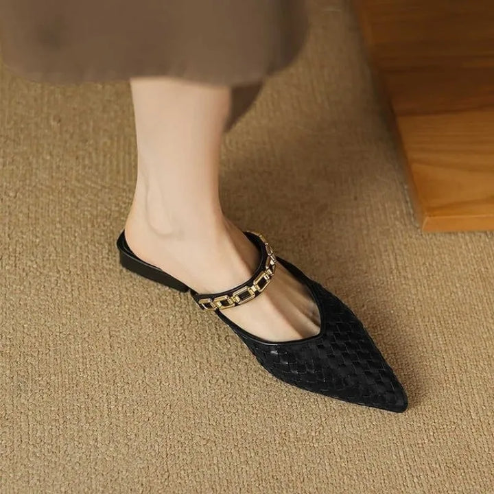 Rubies Defined™ | Delmira Pointed Slippers