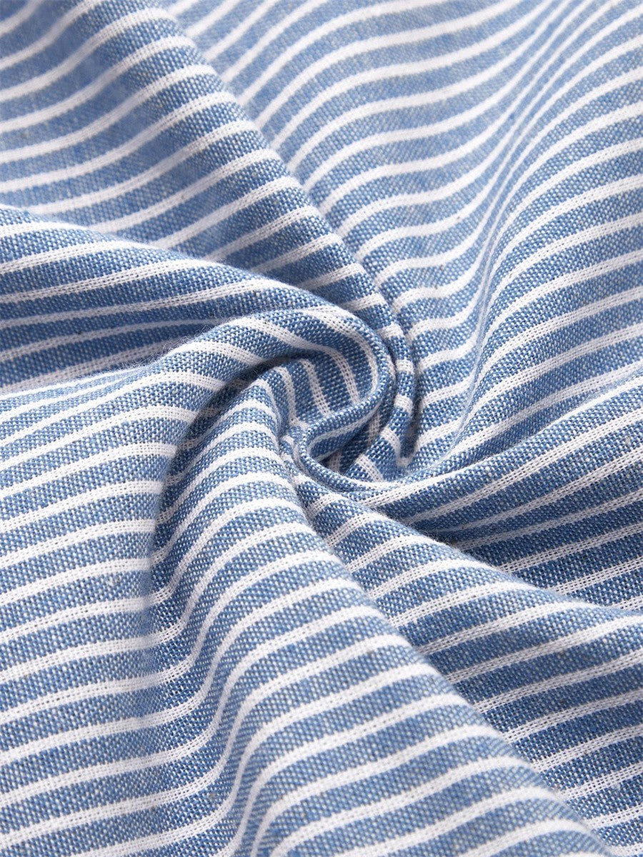 Renée | Striped Midi Dress with Elegant Fit