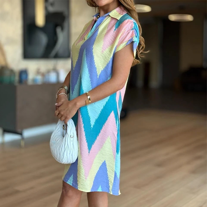 Stylish Women's Dresses with Printed Designs and a Comfortable Fit