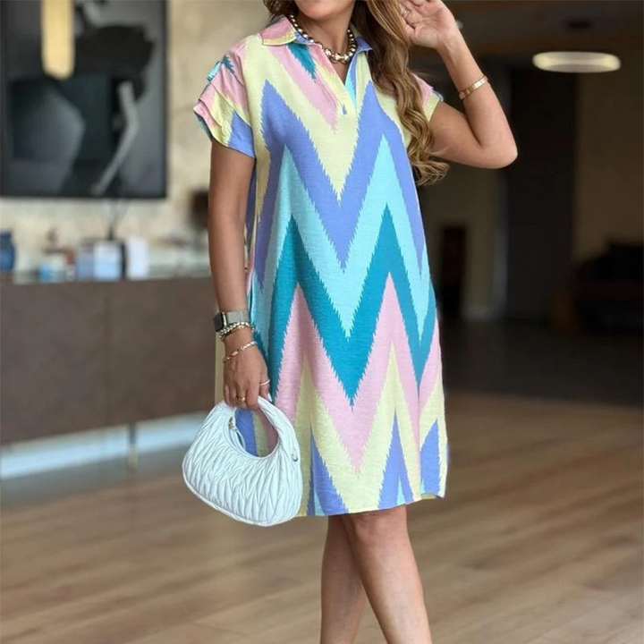 Stylish Women's Dresses with Printed Designs and a Comfortable Fit
