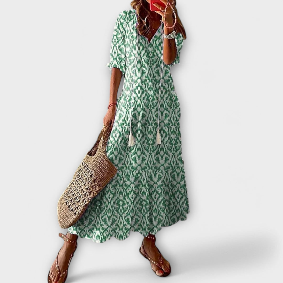 Seraphine - Bohemian-Inspired Maxi Dress